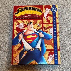 Warner Bros. Superman Animated Series Volume One DVD - Red and Blue